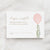 Pink Balloon Diaper Raffle Ticket Template, Watercolor Balloon Baby Shower Diaper Raffle Card Insert, Printable Template, DIGITAL DOWNLOAD