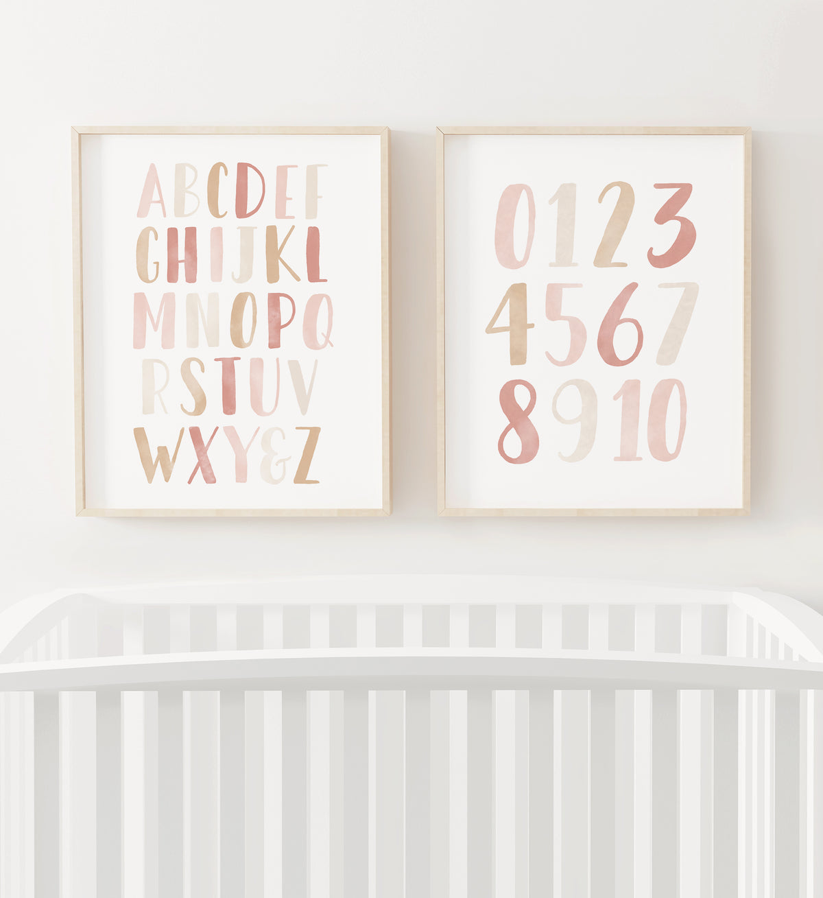 Alphabet and Numbers Set of 2 Prints - PNCP