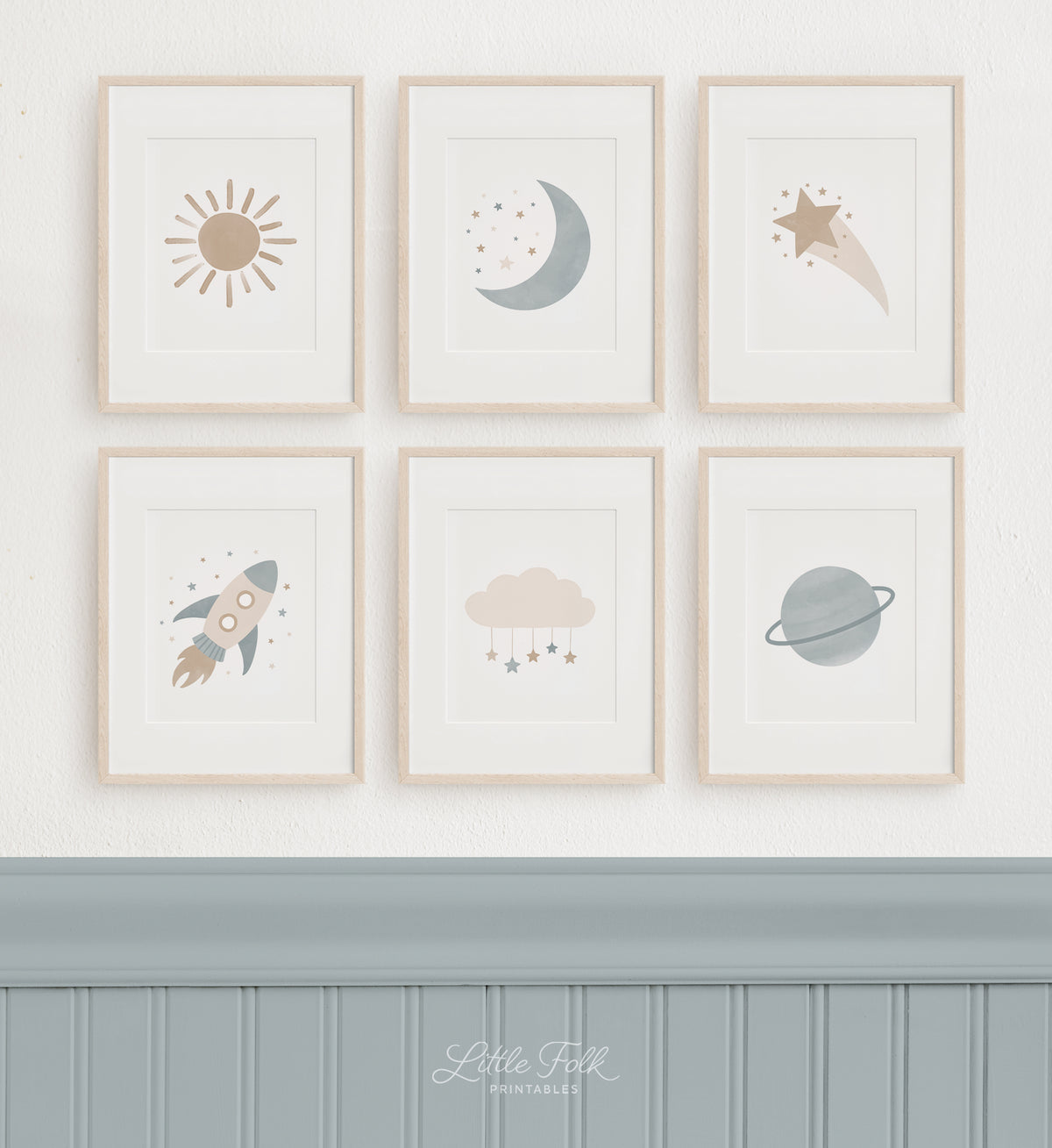 Outer Space Set of 6 Prints No. 1 - BNCP
