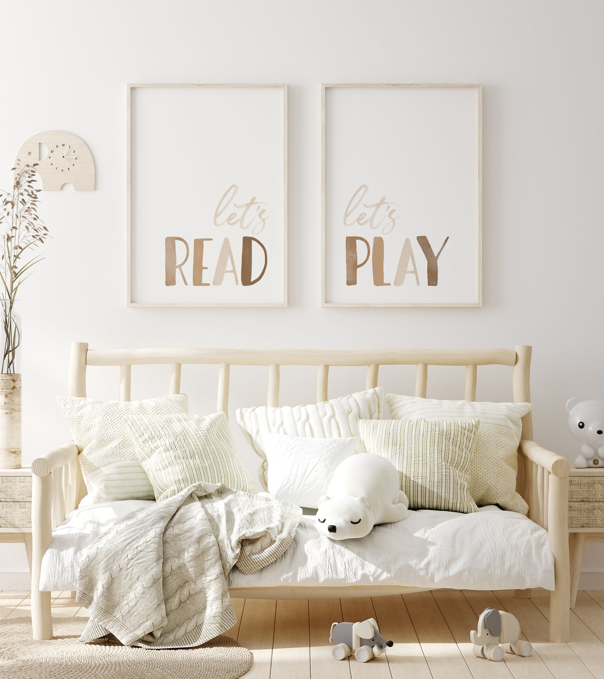 Let&#39;s Read, Let&#39;s Play Set of 2 Prints - BRCP