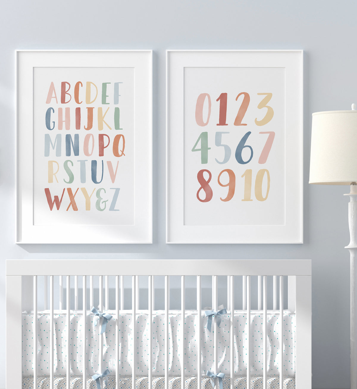 Alphabet and Numbers Set of 2 Prints - MRCP
