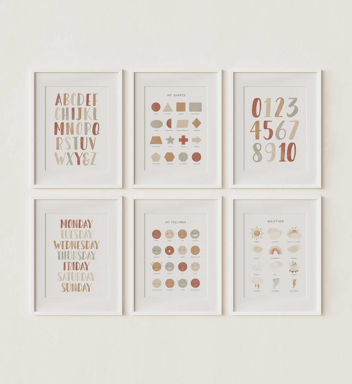 Educational Set of 6 Prints - TCCP