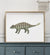 Ankylosaurus Print - Green