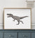 T-Rex Print - Gray