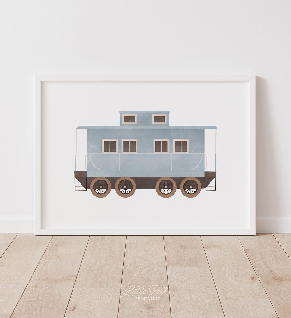 Vintage Caboose Print