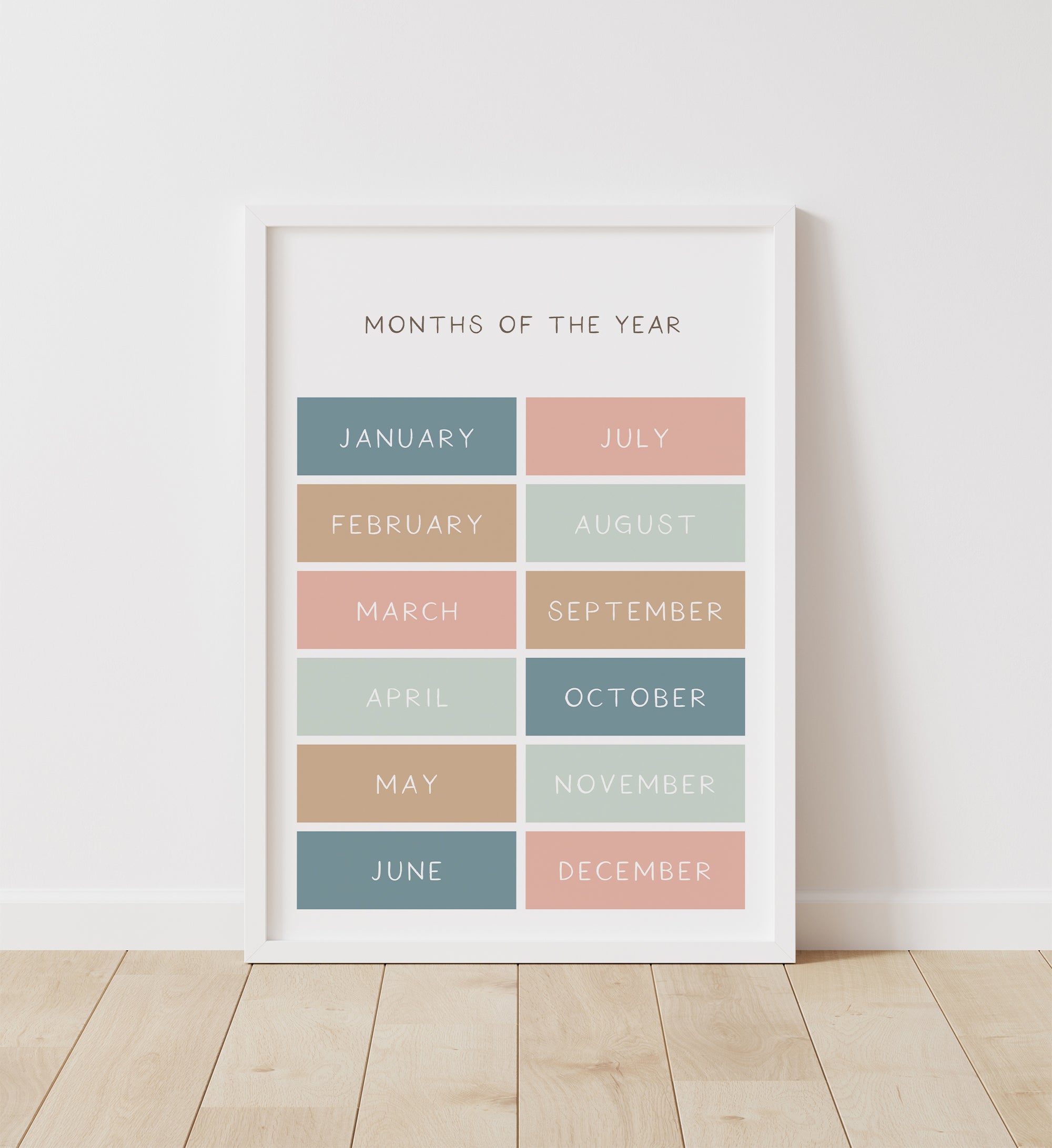 Months of the Year Print - MPCP
