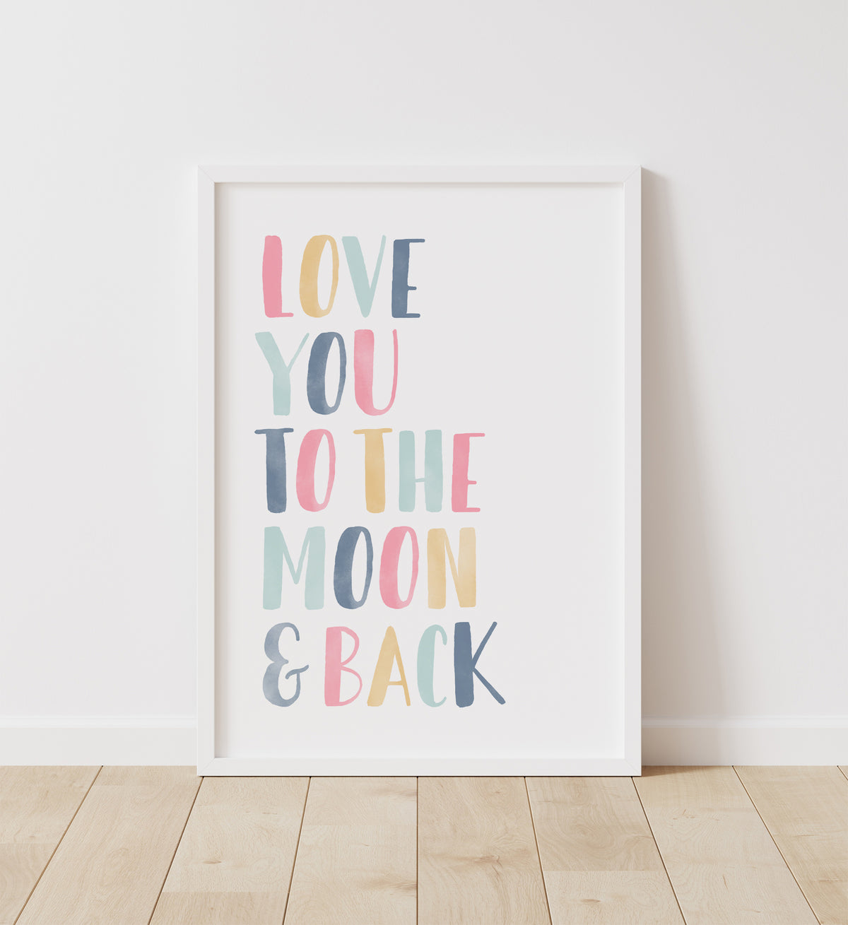 Love You to the Moon and Back Print - SDCP