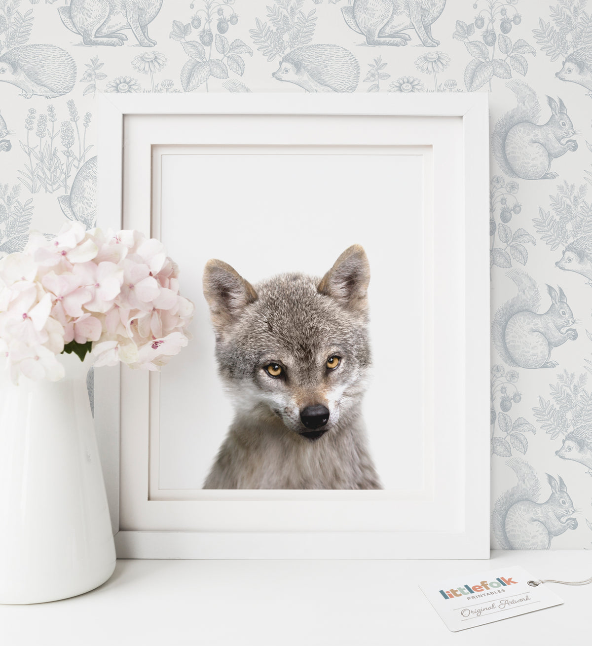 Baby Wolf Print
