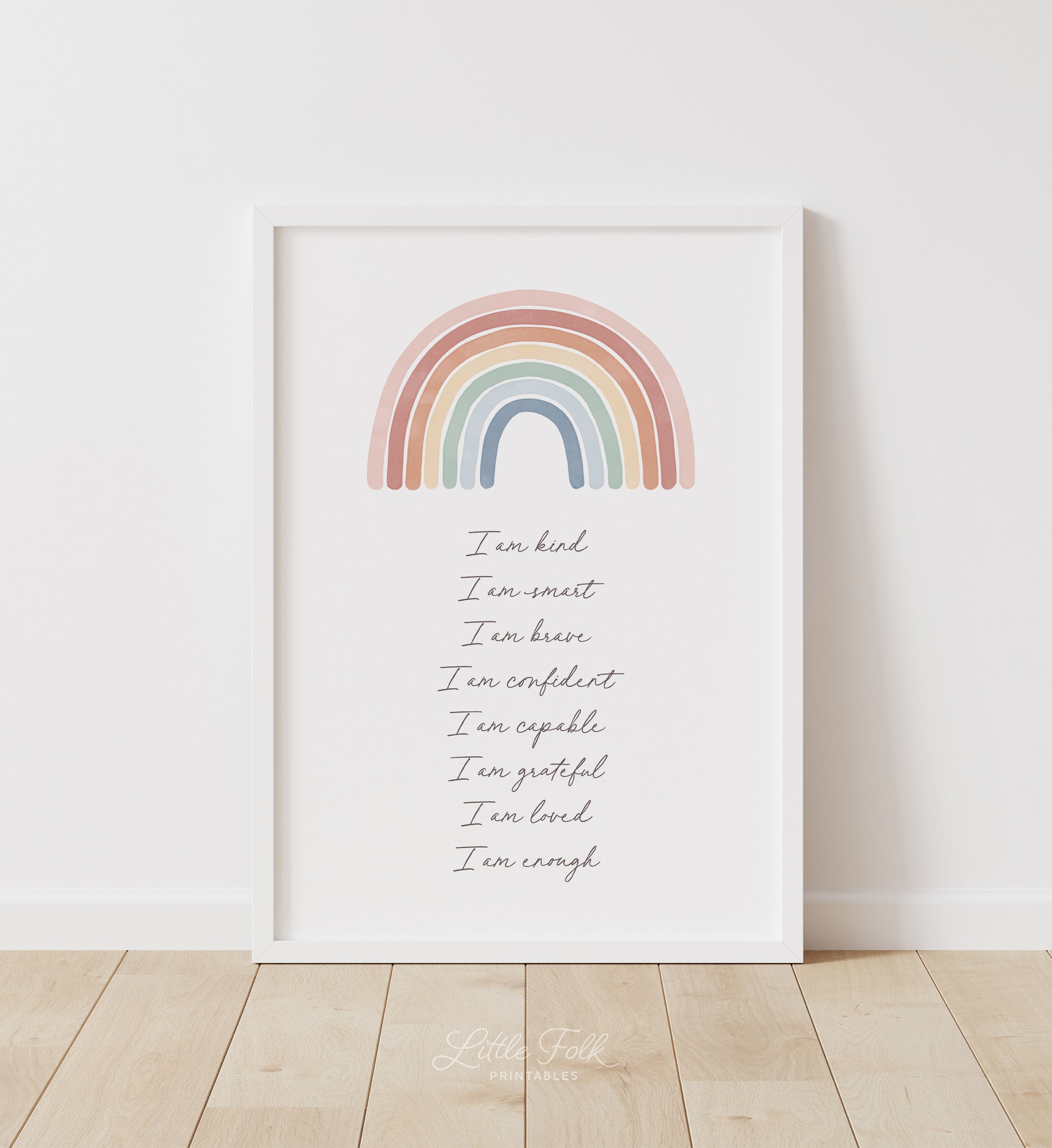 Affirmations with Rainbow Print – MRCP