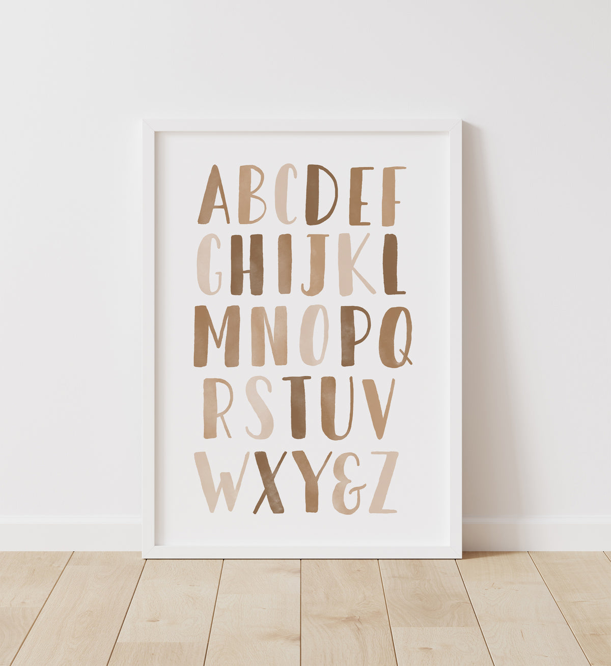 Alphabet and Numbers Set of 2 Prints - BRCP