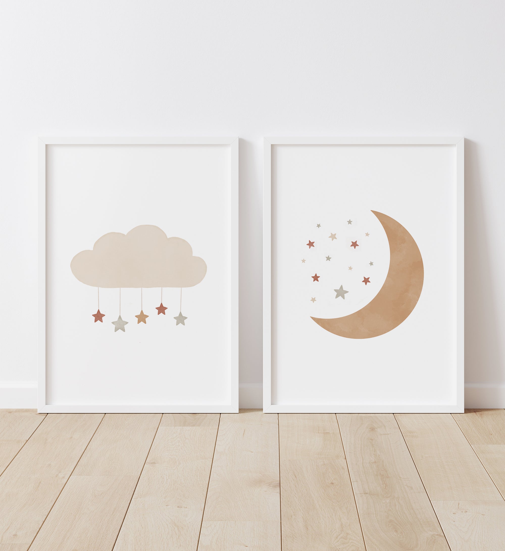 Cloud and Moon Set of 2 Prints - TCCP