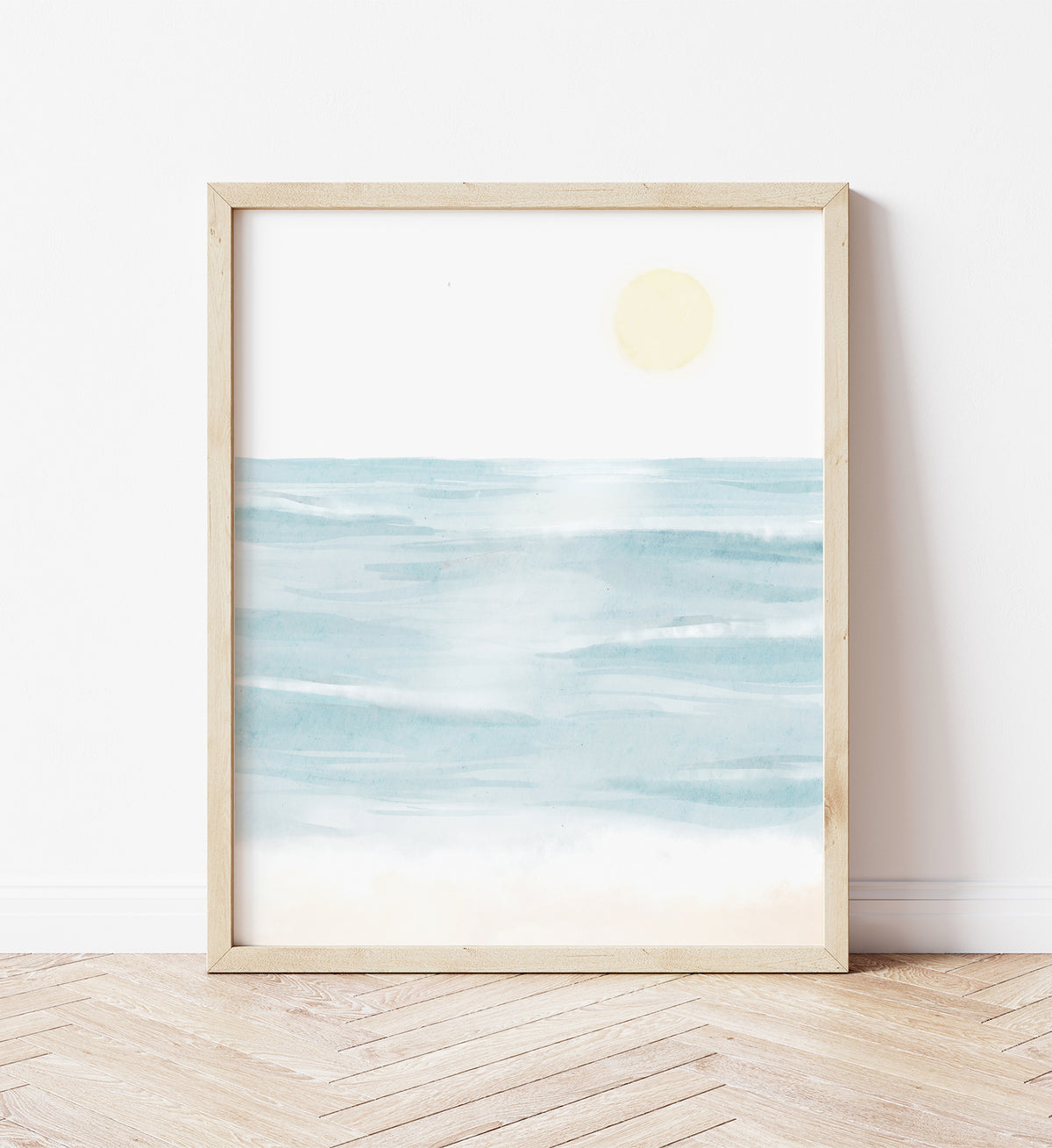 Watercolor Ocean Print