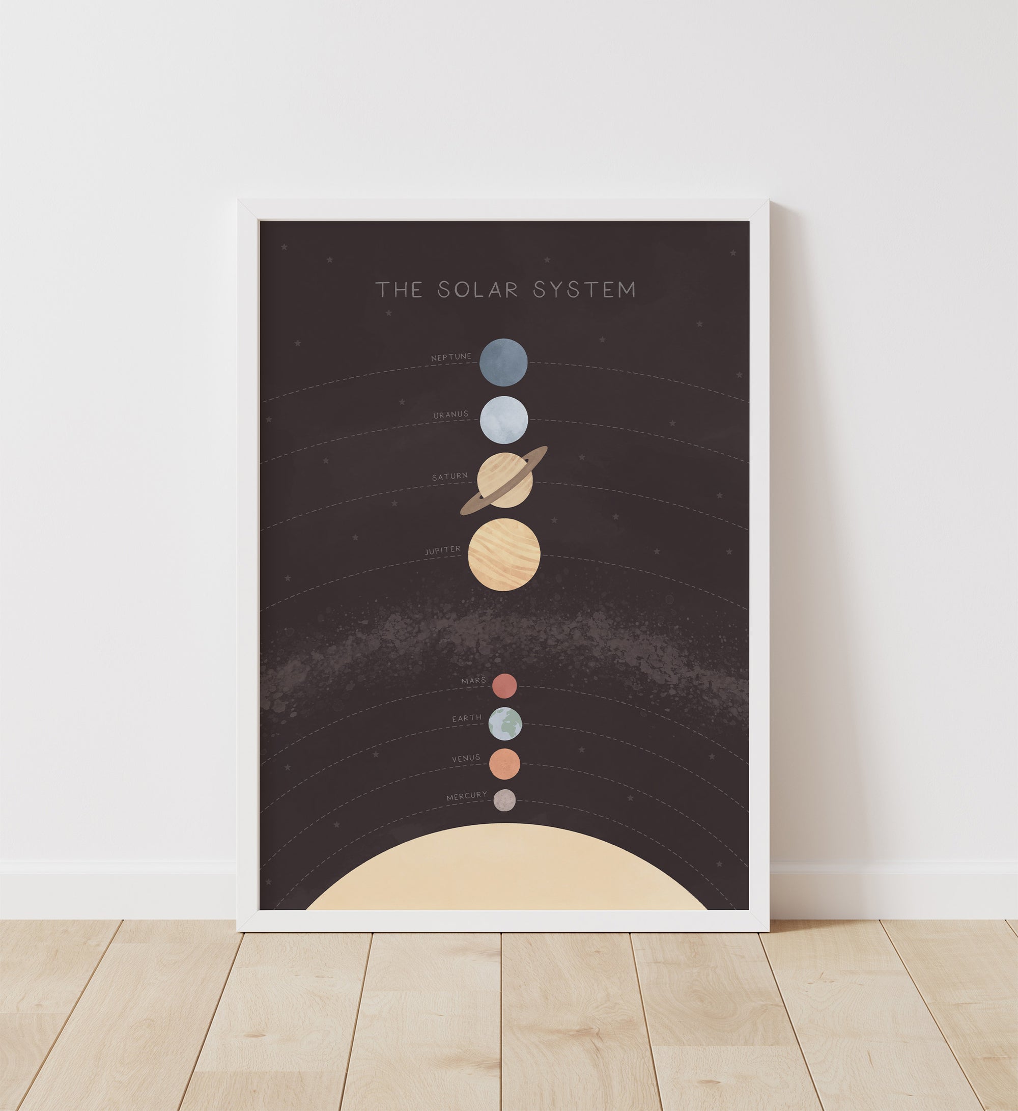 Solar System Print - Dark - MRCP