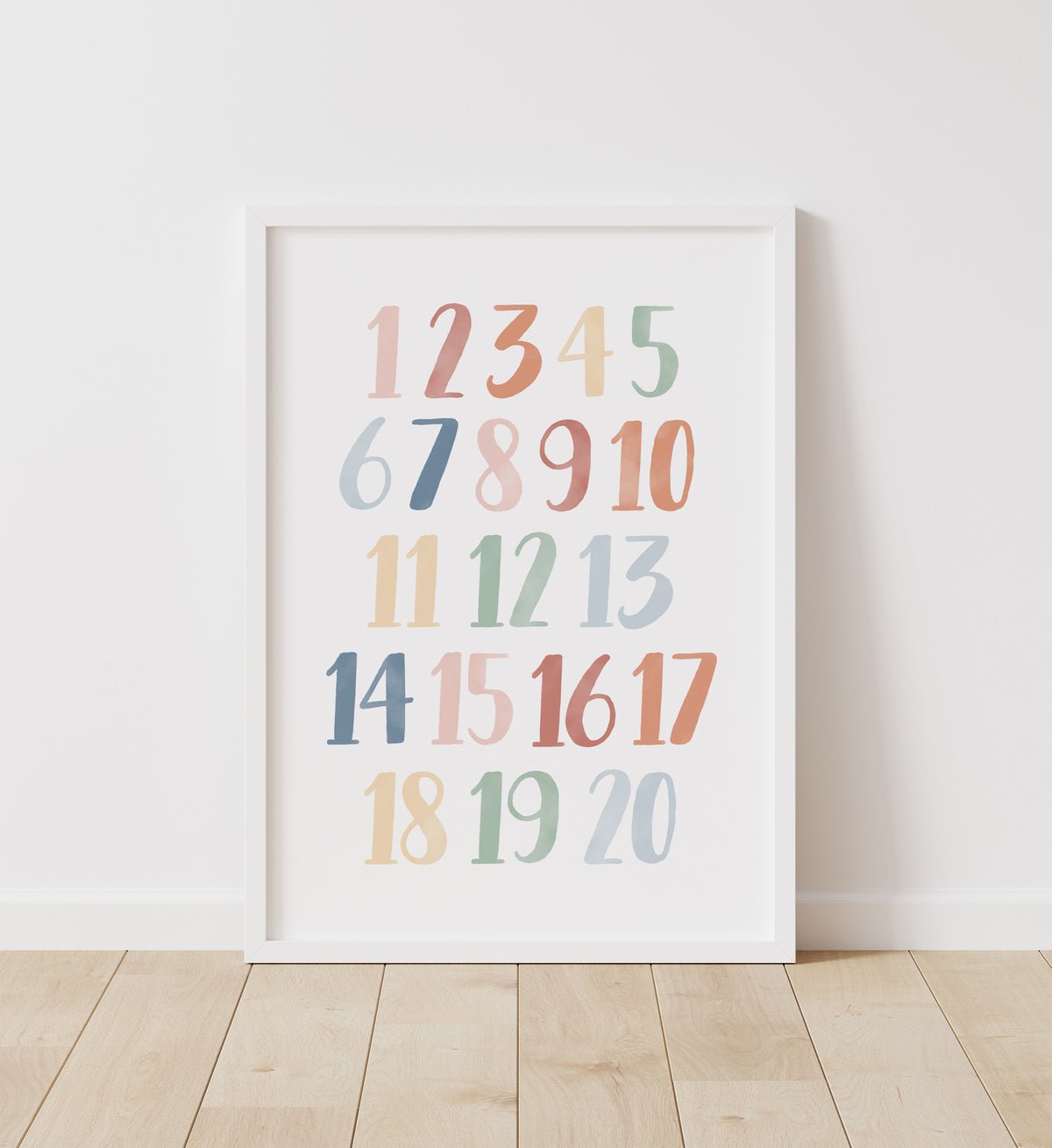 Numbers 1-20 Print - MRCP