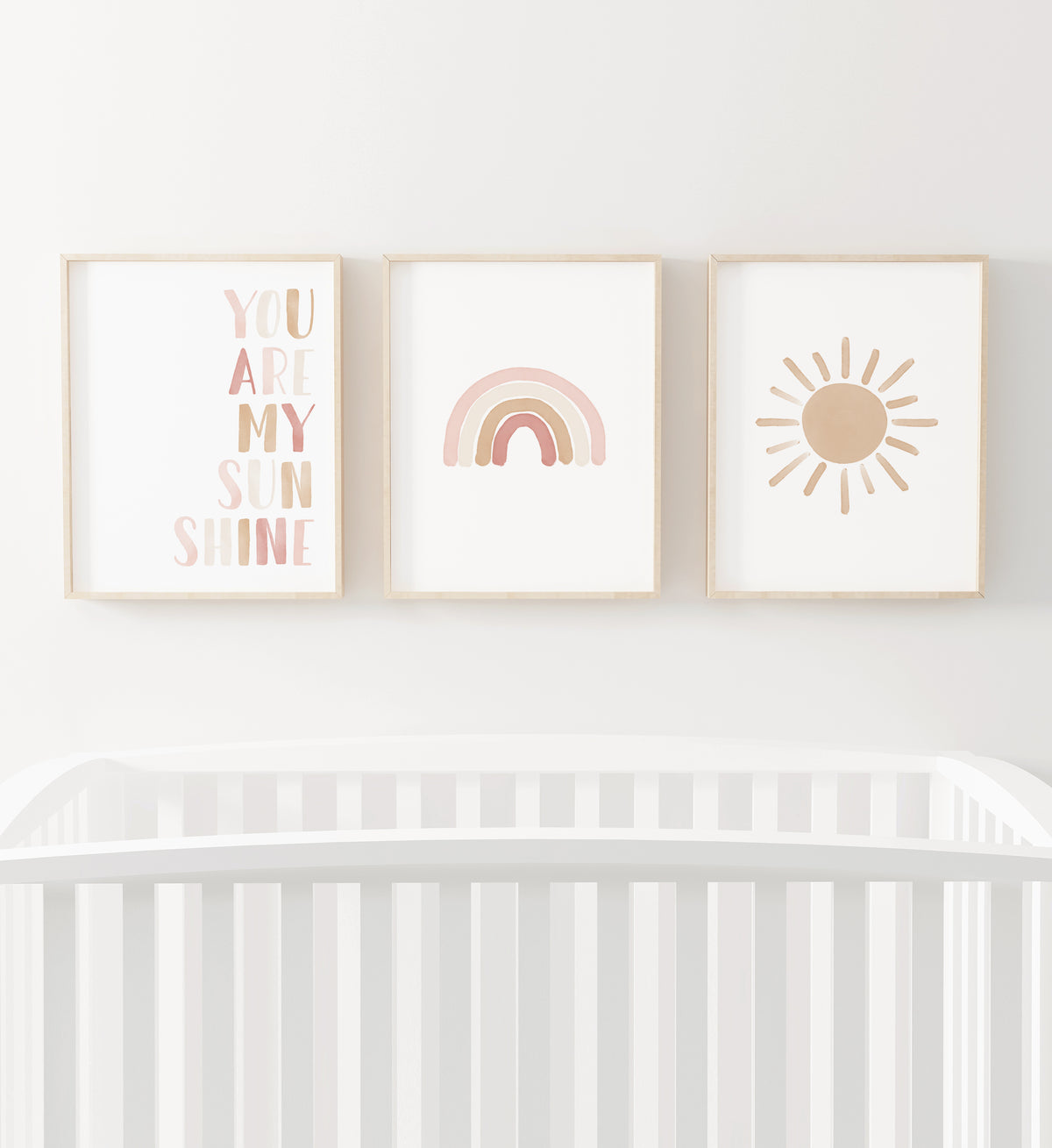 Rainbow, Sunshine &amp; Sun Set of 3 Prints - PNCP