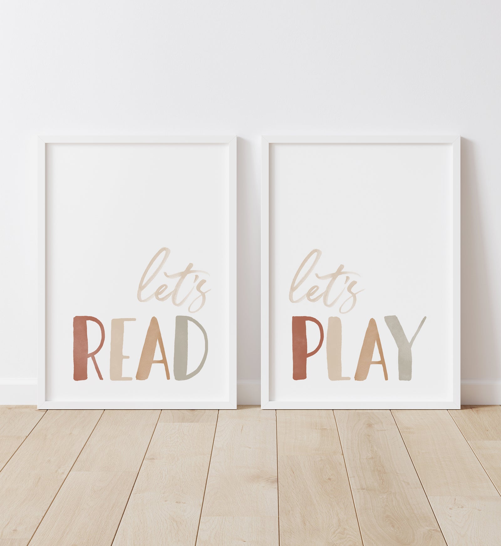 Let's Read, Let's Play Set of 2 Prints - TCCP