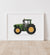 Tractor Horizontal Print - Green