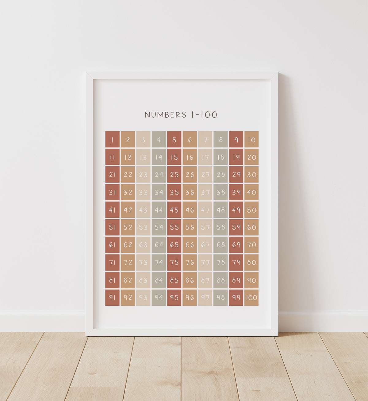 Numbers 1-100 Print - TCCP