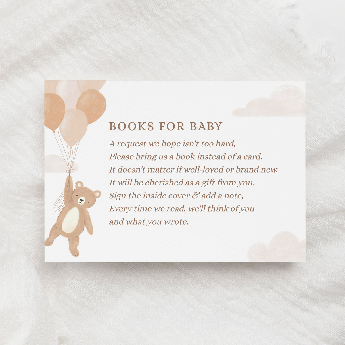 Editable We Can Bearly Wait Books for Baby Insert