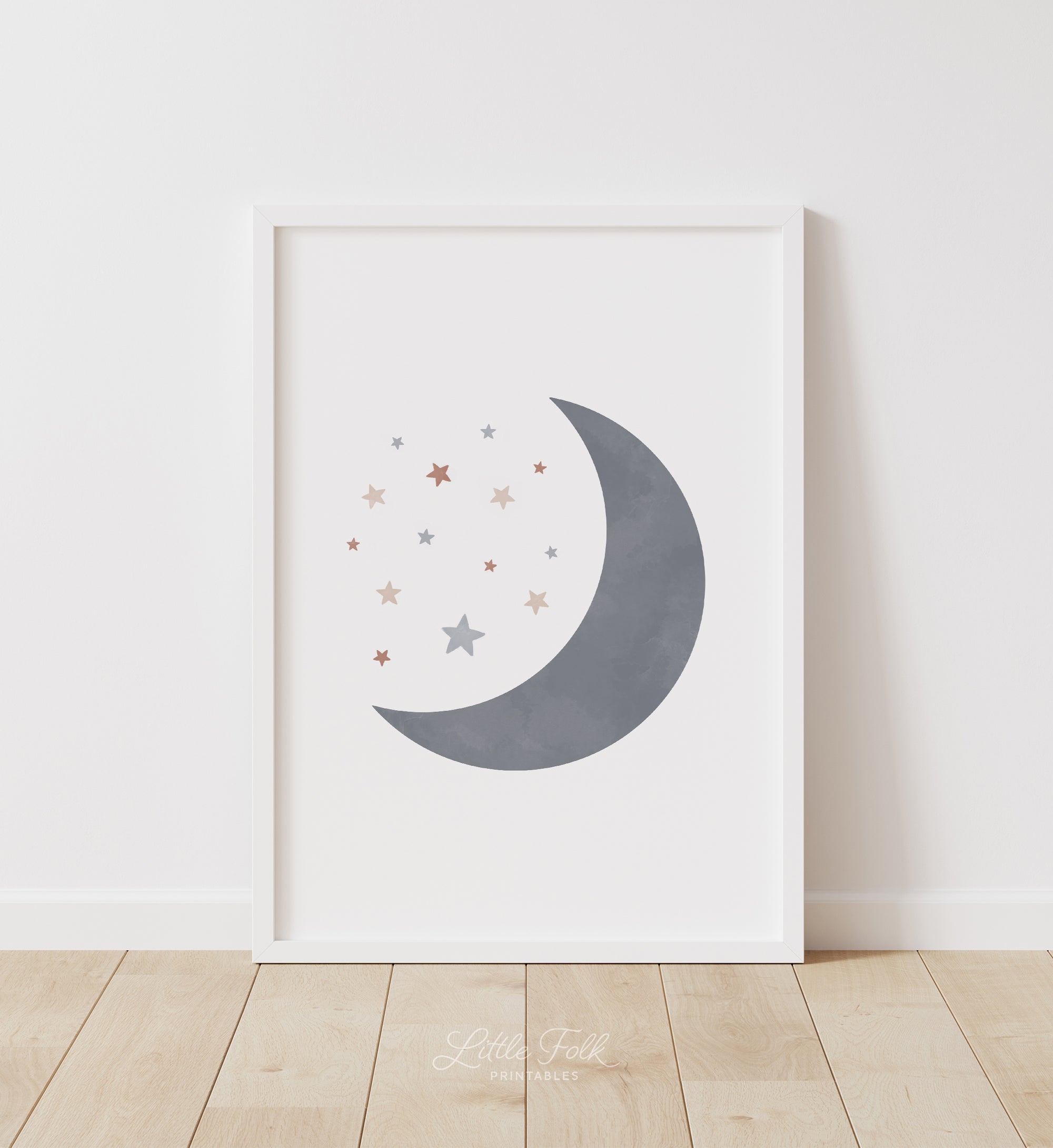 Moon and Stars Print - EBCP