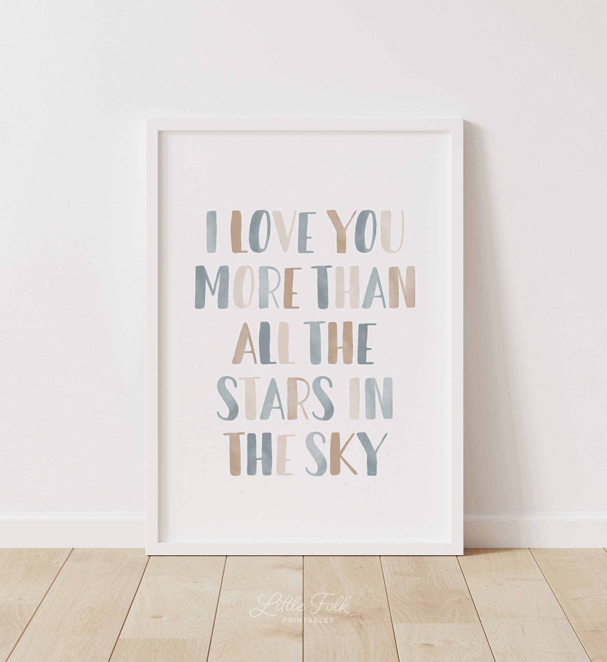I Love You More Than All the Stars in the Sky Print - BNCP