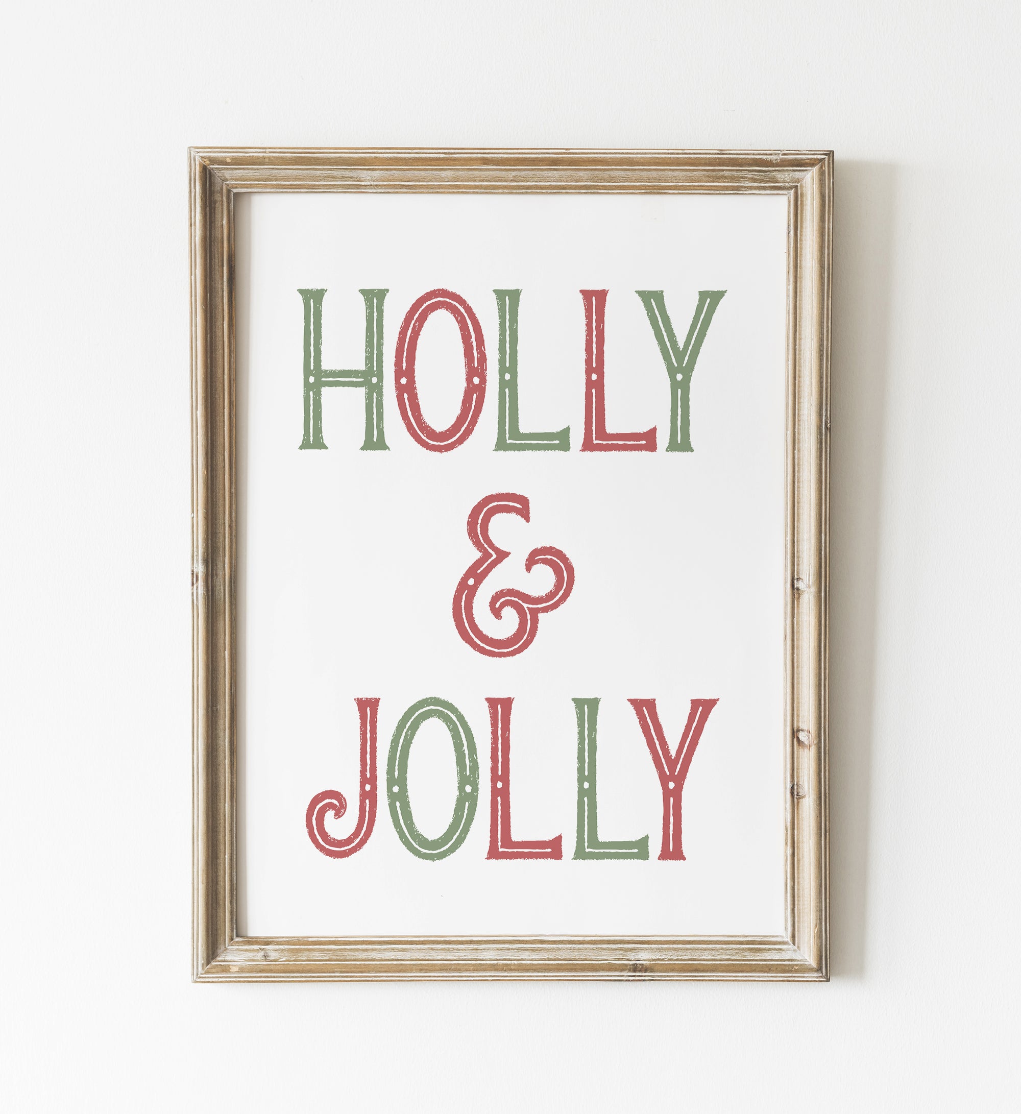 Holly & Jolly Print