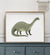 Brontosaurus Print - Green