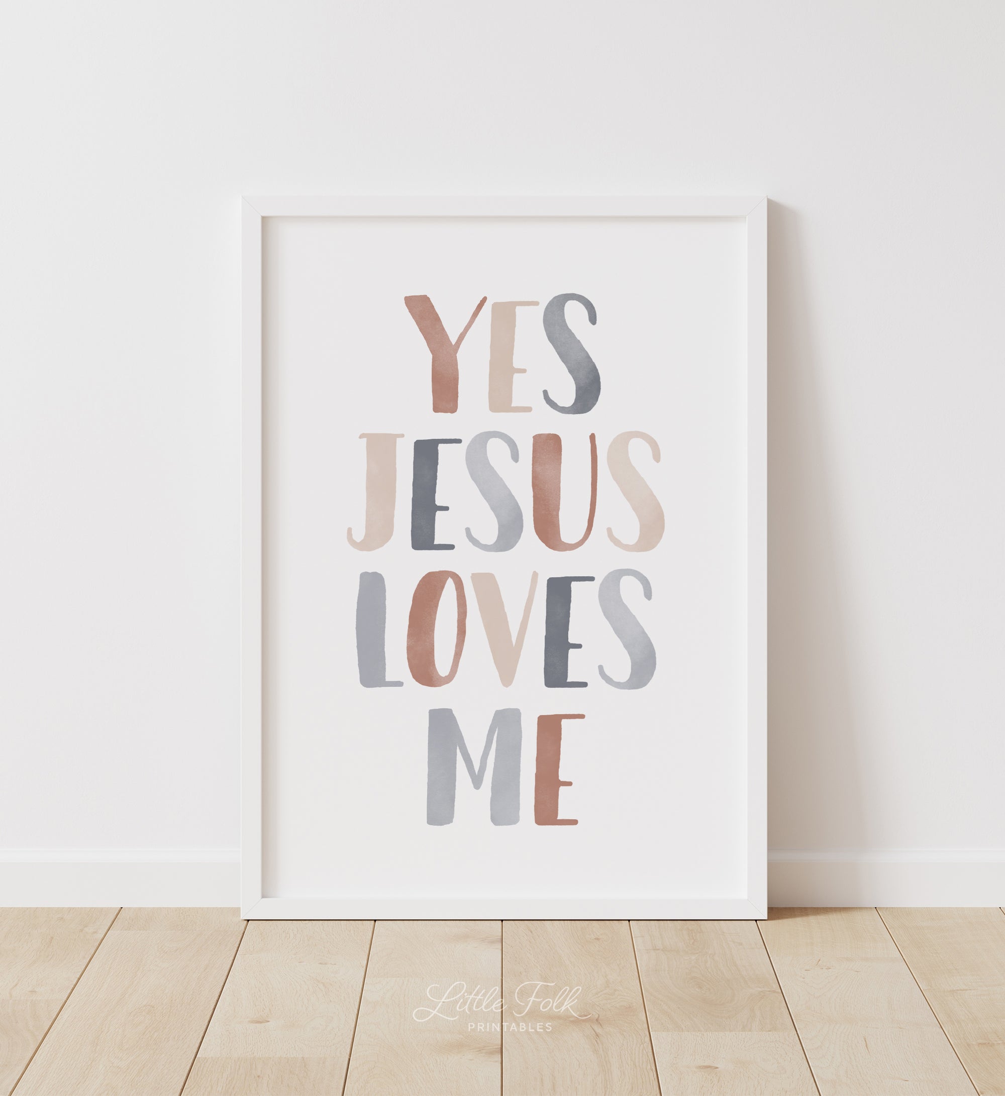 Yes Jesus Loves Me Print - EBCP