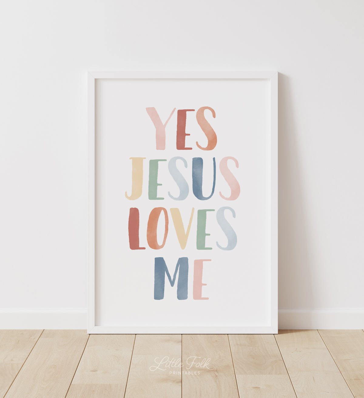 Yes Jesus Loves Me Print - MRCP
