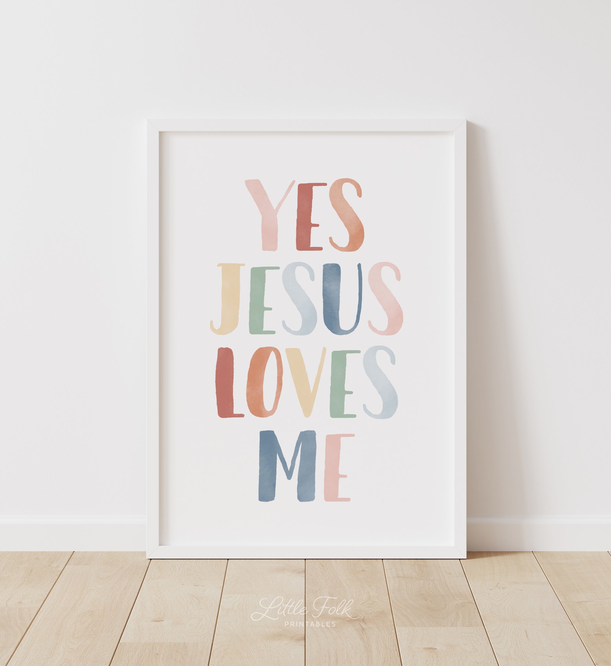 Yes Jesus Loves Me Print - MRCP