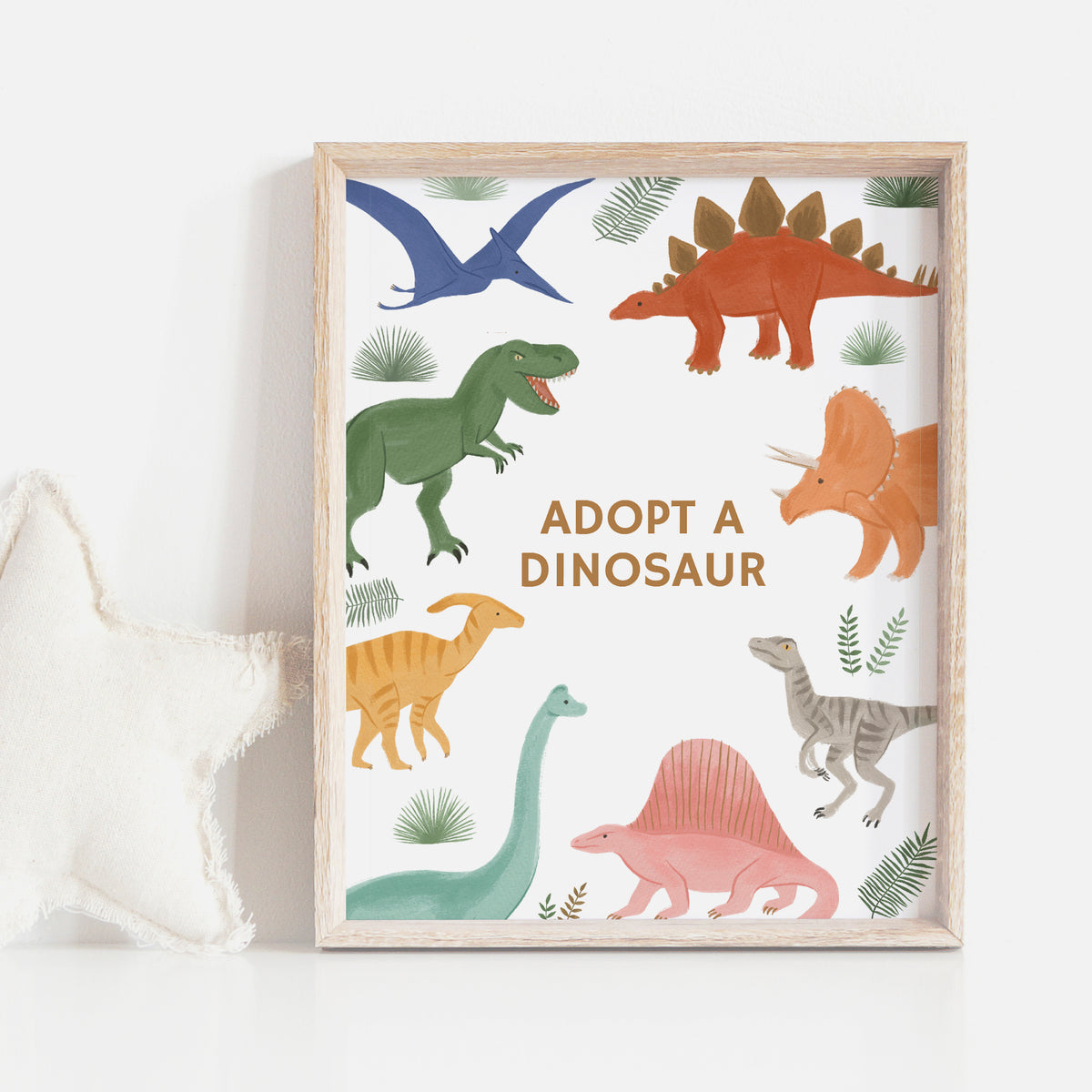Dinosaur Birthday Party Adopt a Dinosaur Sign