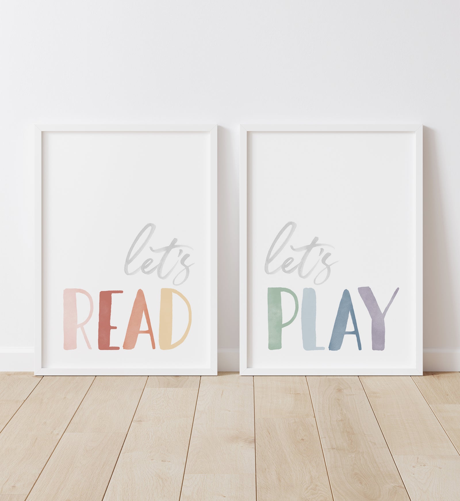 Let's Read, Let's Play Set of 2 Prints - MRCP