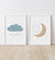 Cloud and Moon Set of 2 Prints - MPCP