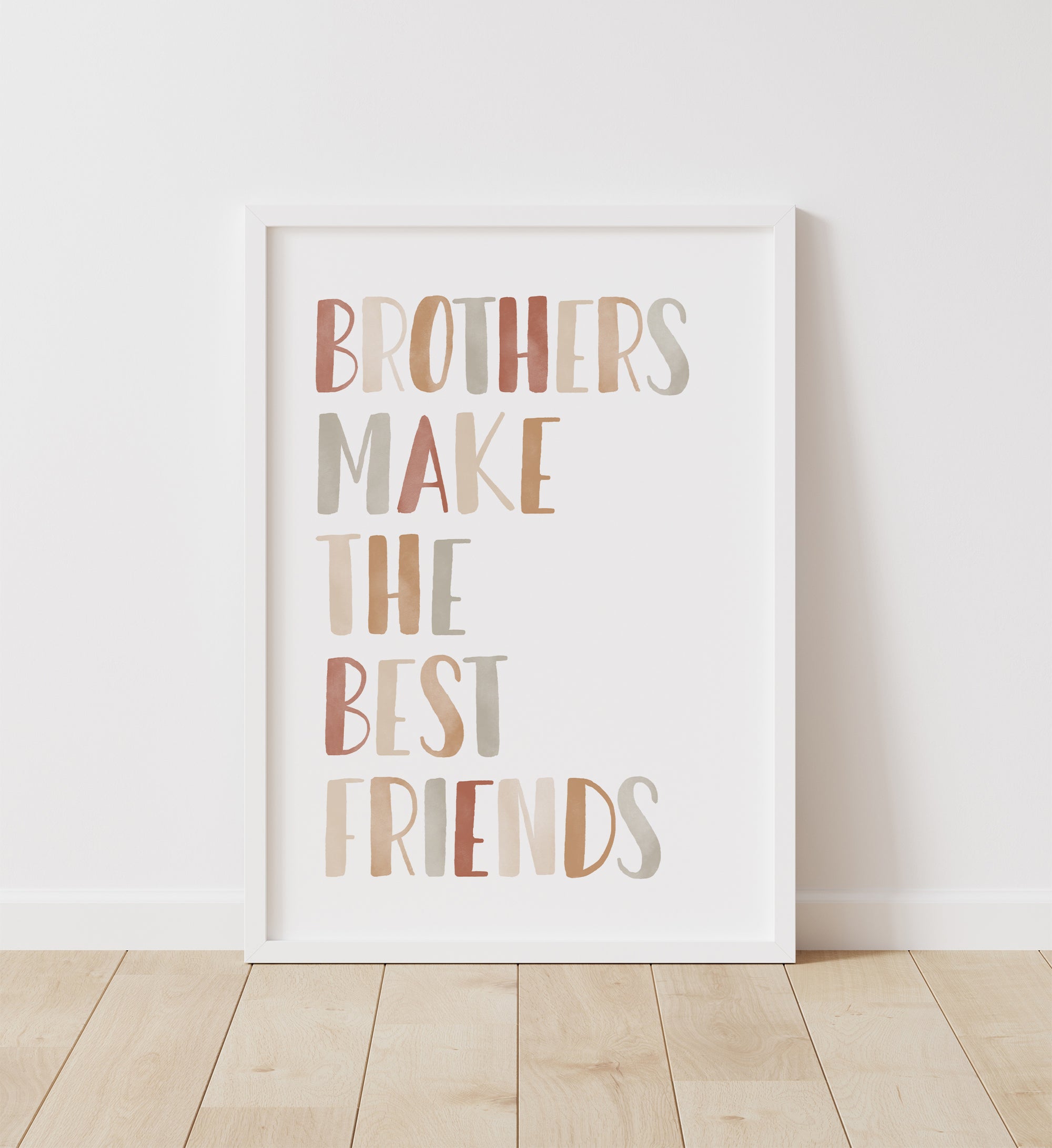 Brothers Make the Best Friends Print - TCCP