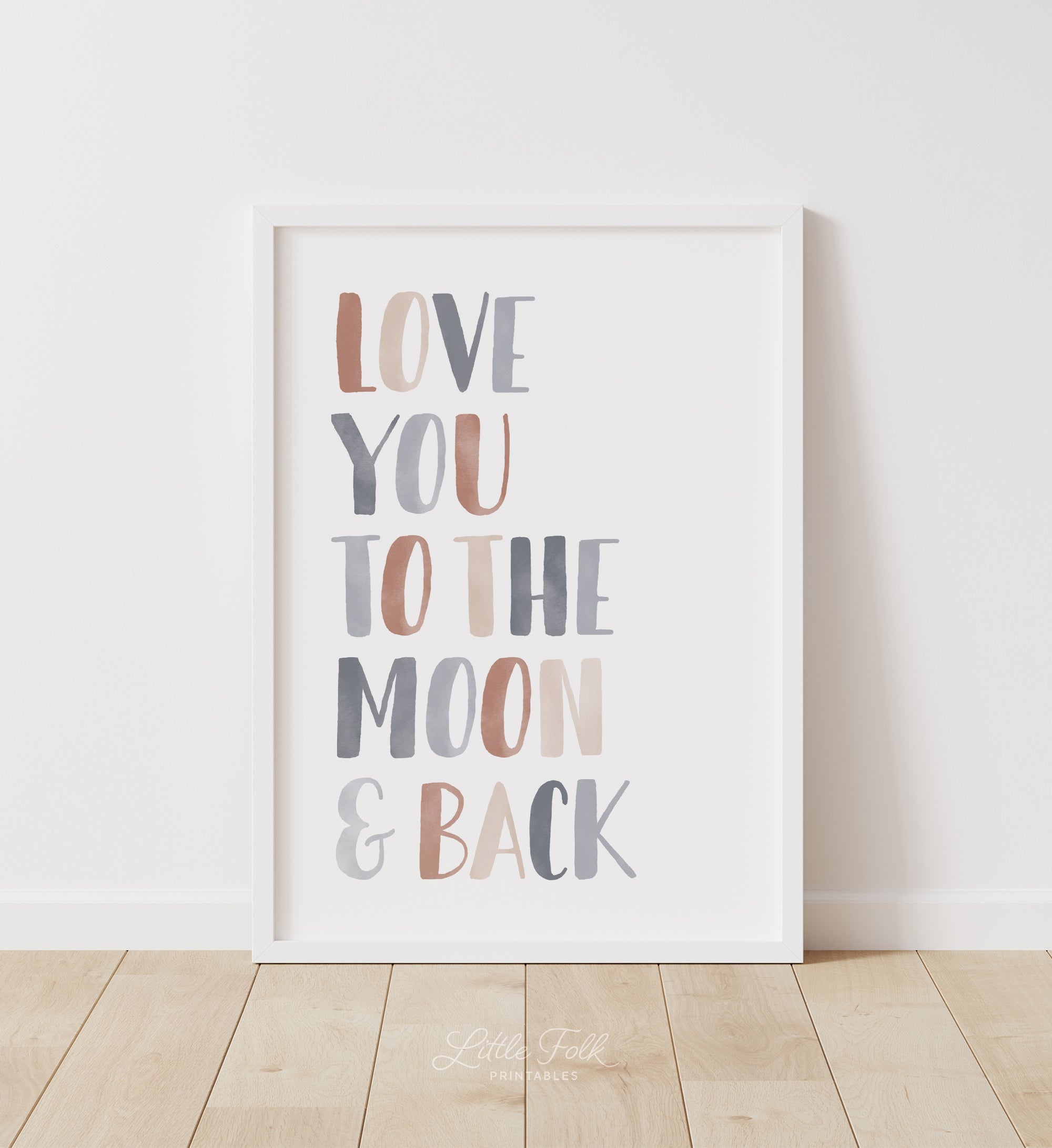 Love You to the Moon and Back Print - EBCP