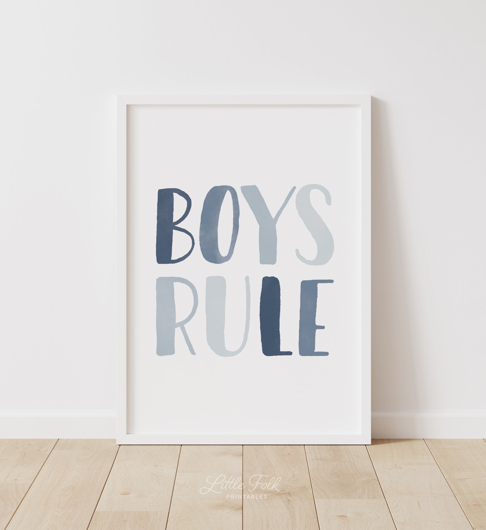 Boys Rule Print - NBCP