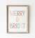 Colorful Merry & Bright Print