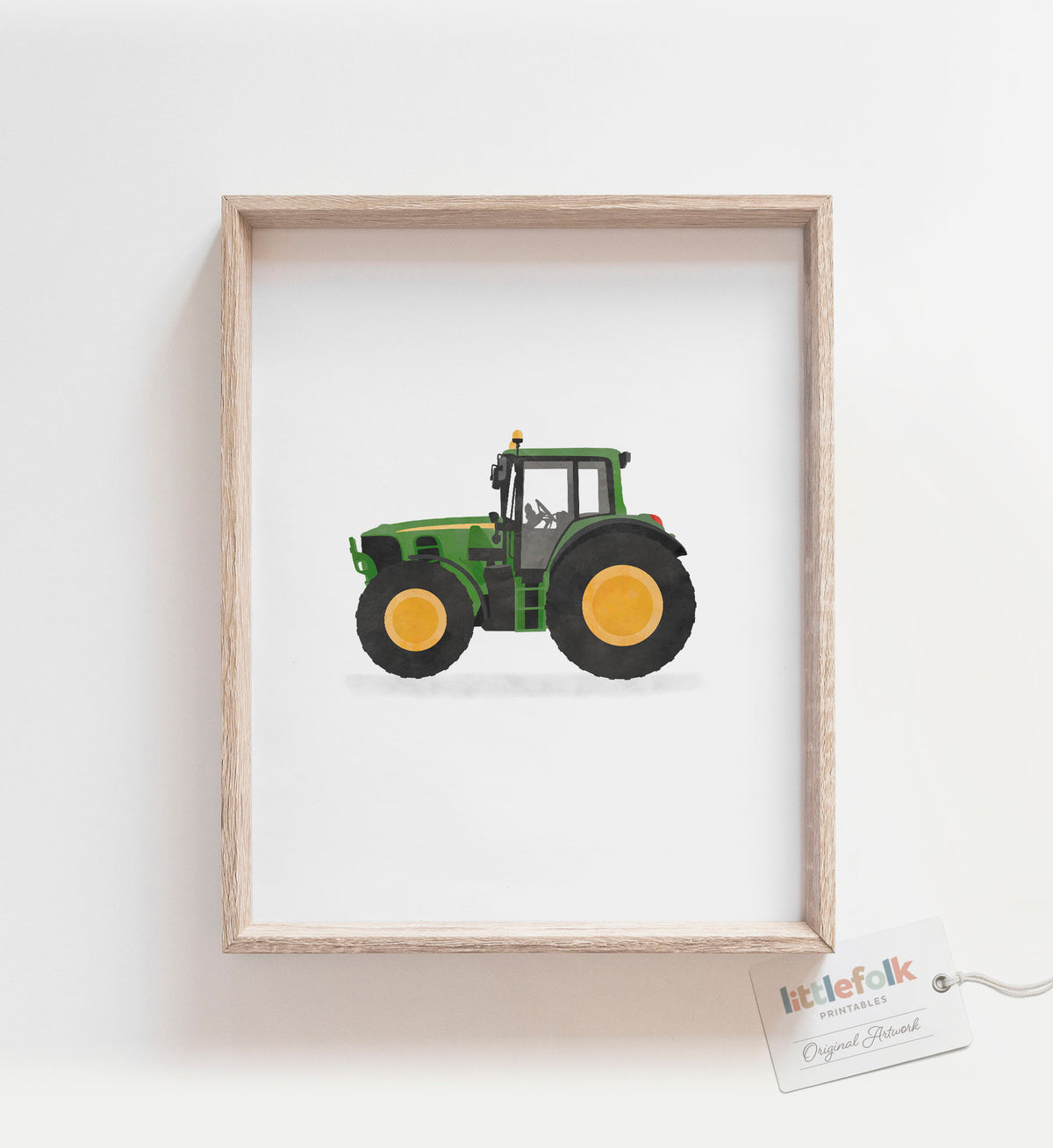 Tractor Print - Green