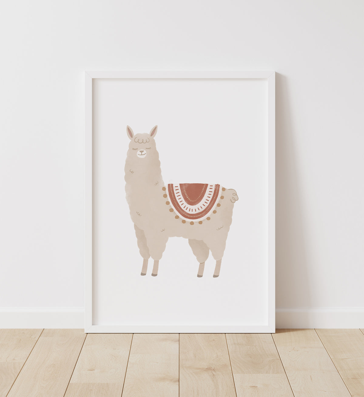 Llama with Red Saddle Print - TCCP