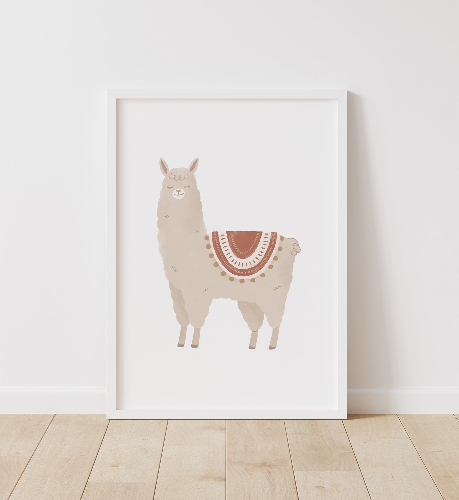 Llama with Red Saddle Print - TCCP