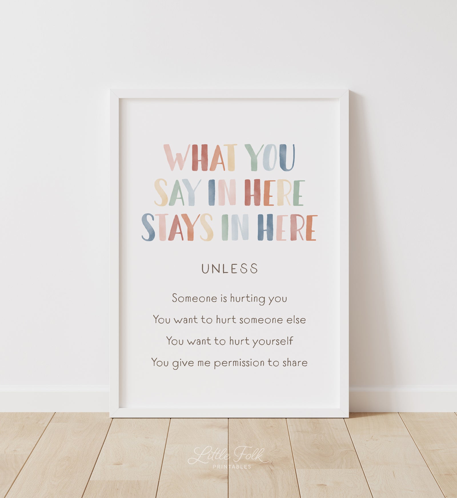 What You Stay in Here Stays in Here Print - MRCP