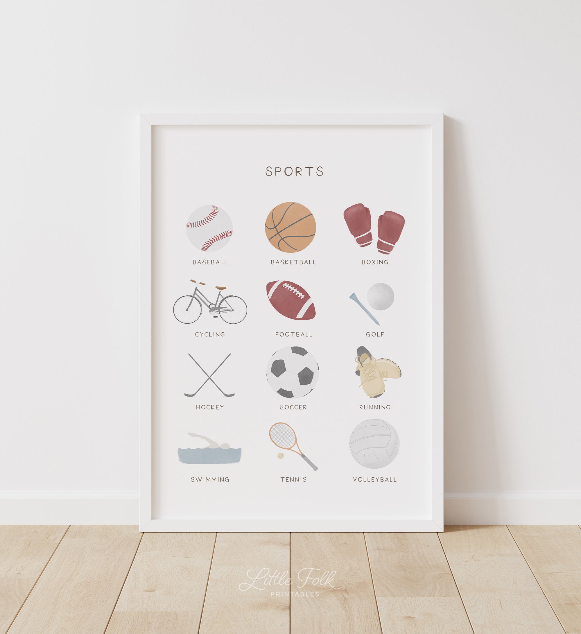 Sports Chart Print