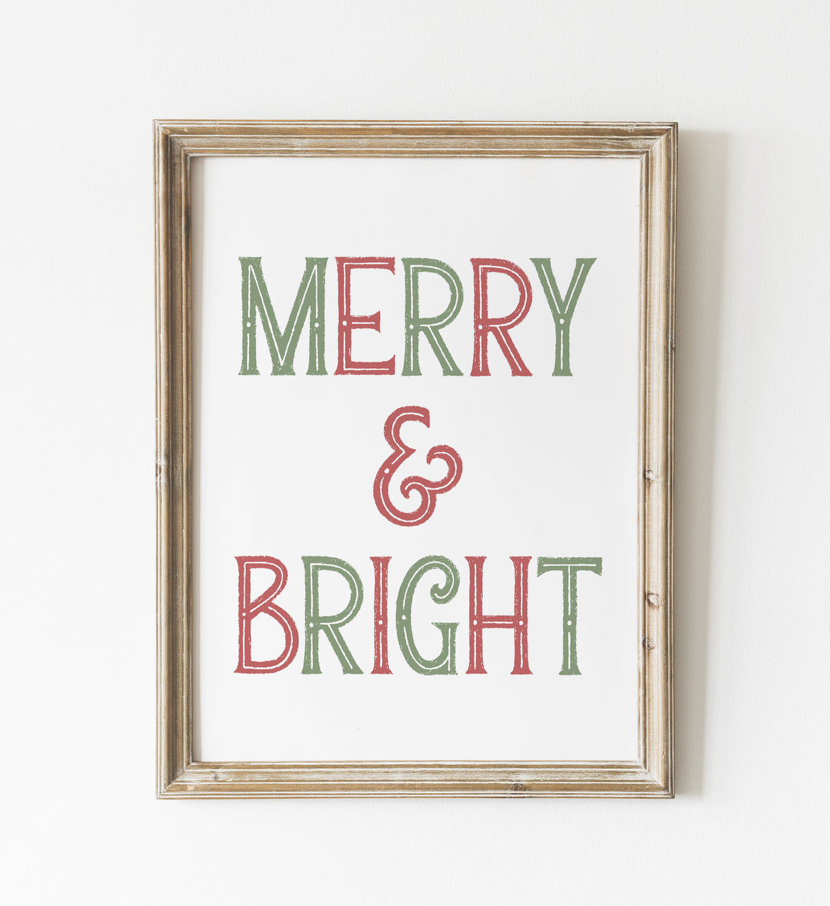 Merry &amp; Bright Print