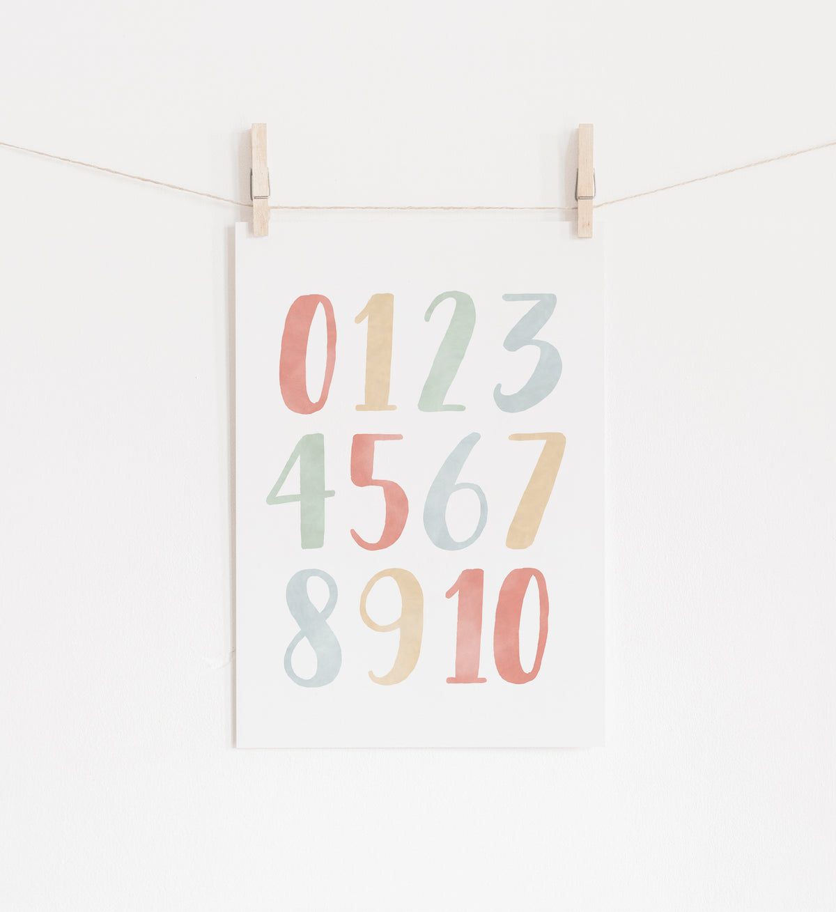 Alphabet and Numbers Set of 2 Prints - RBCP
