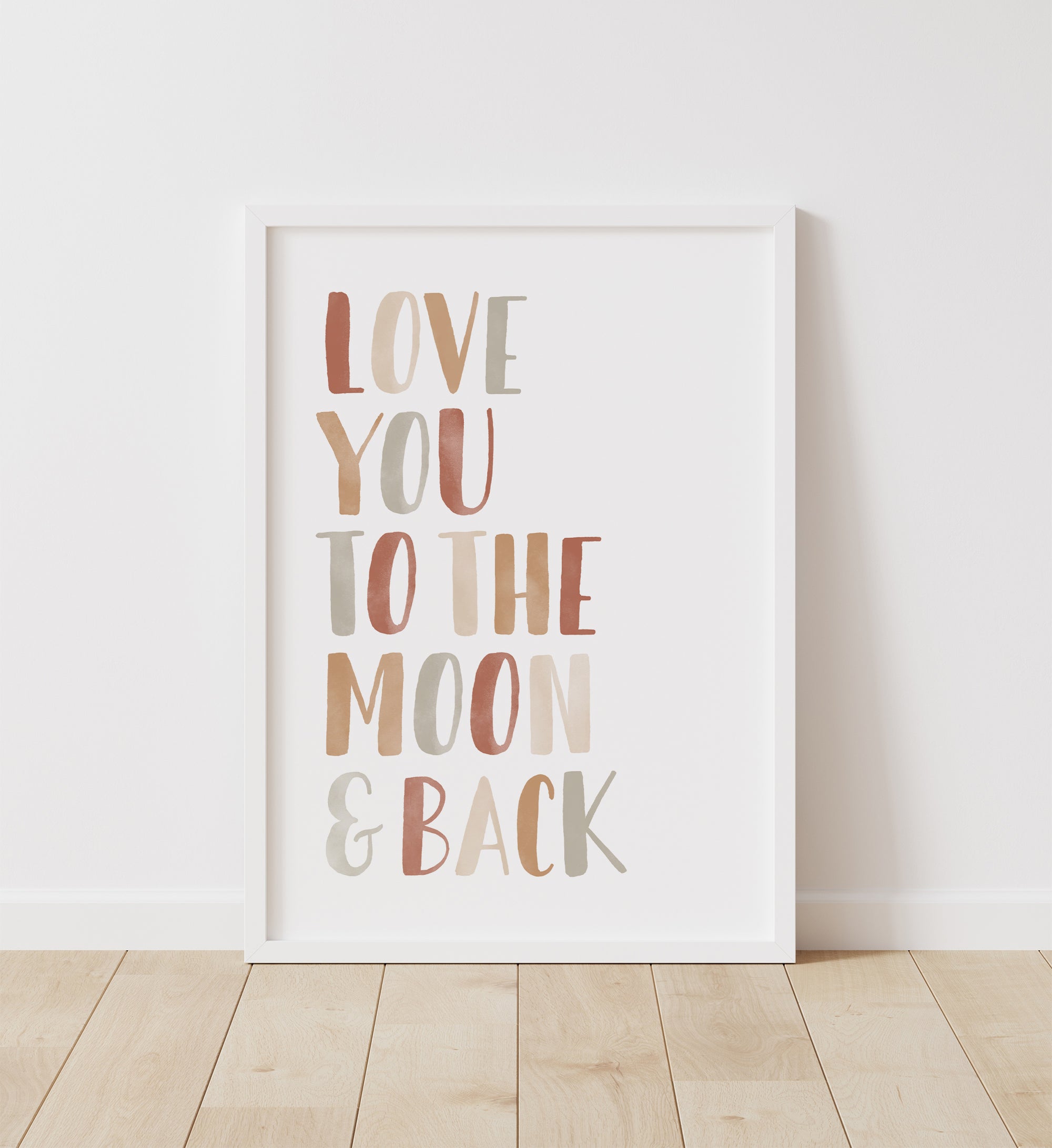 Love You to the Moon and Back Print - TCCP
