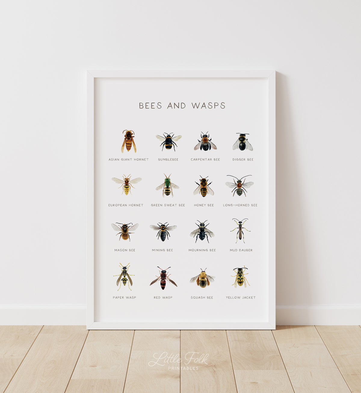 Bees and Wasps Print