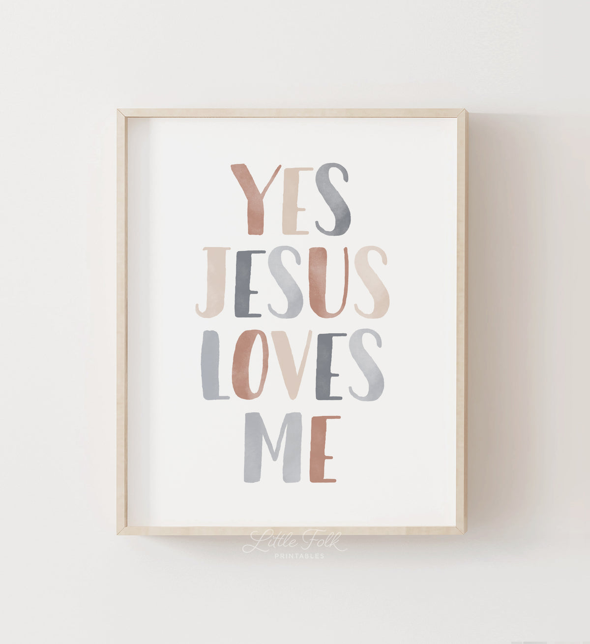Yes Jesus Loves Me Print - EBCP