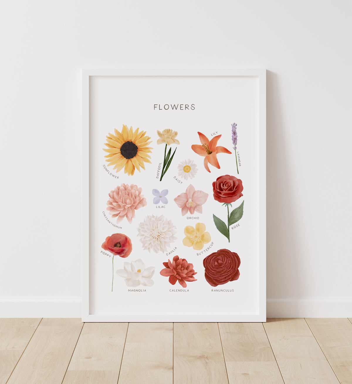 Flowers Print - MRCP