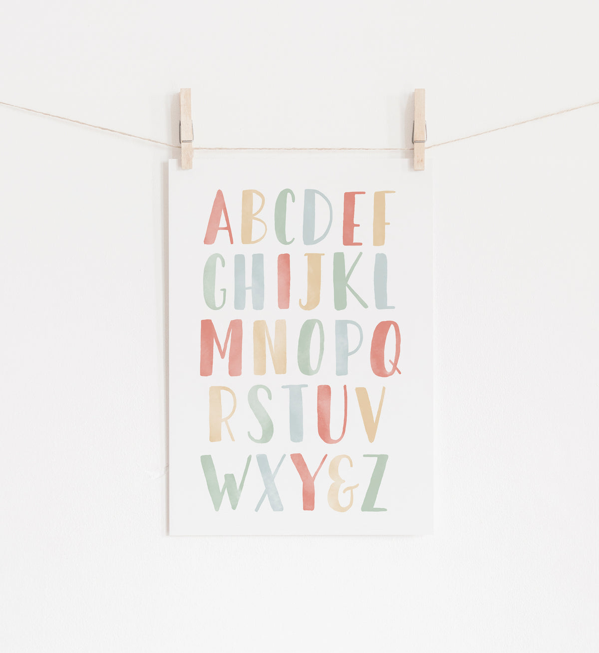 Alphabet and Numbers Set of 2 Prints - RBCP