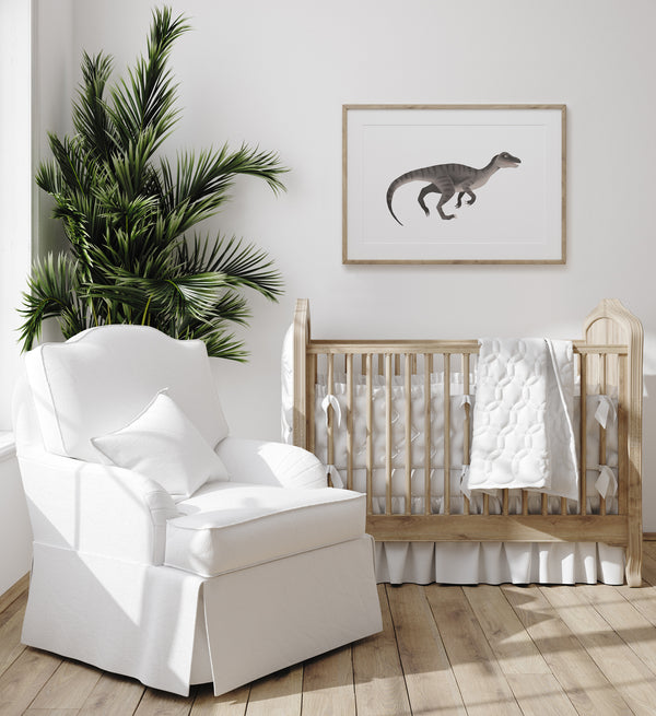 Raptor Print - Gray - Little Folk Printables